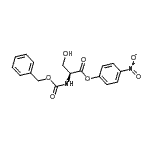 CAS#: 1676-91-1, 4-Nitrophenyl N-[(Benzyloxy)Carbonyl]-L-Serinate