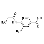 CAS#: 167626-92-8, 5-Methyl-6-(Propionylamino)Nicotinic Acid