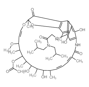 CAS 登录号：16784-05-7， 4-O-[(N,N-二异丁基氨基甲酰)甲基]利福霉素