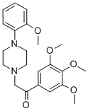 CAS#: 16785-20-9, alpha-[4-(2-Methoxyphenyl)-1-Piperazinyl]-3',4',5'-Trimethoxyacetophenone