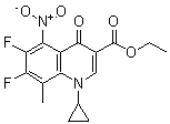 CAS#: 167888-36-0, Ethyl 1-Cyclopropyl-6,7-Difluoro-8-Methyl-5-Nitro-4-Oxo-1,4-Dihydroquinoline-3-Carboxylate