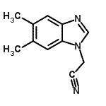 CAS 登录号：167980-30-5， (5,6-二甲基-1H-苯并咪唑-1-基)乙腈