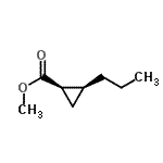 CAS#: 168141-73-9, Methyl (1R,2S)-2-Propylcyclopropanecarboxylate