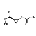 CAS#: 168141-88-6, Methyl (1R,2R)-2-Acetoxycyclopropanecarboxylate