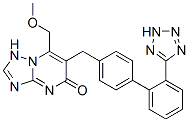 CAS 登录号：168152-85-0， 7-(甲氧基甲基)-6-[[4-[2-(2H-四唑-5-基)苯基]苯基]甲基]-1H-[1,2,4]三唑并[1,5-a]嘧啶-5-酮