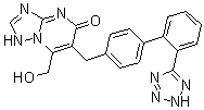 CAS#: 168153-00-2, 7-(Hydroxymethyl)-6-[[2'-(2H-Tetrazol-5-Yl)[1,1'-Biphenyl]-4-Yl]Methyl]-[1,2,4]Triazolo[1,5-a]Pyrimidin-5(1H)-One