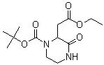CAS#: 168160-77-8, 1-[(1,1-Dimethylethoxy)Carbonyl]-3-Oxo-2-PiperazineAcetic Acid Ethyl Ester