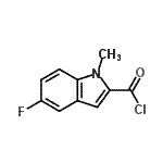 CAS#: 168201-49-8, 5-Fluoro-1-Methyl-1H-Indole-2-Carbonyl Chloride