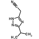 CAS 登录号：168260-22-8， (3-异丙基-1H-1,2,4-三唑-5-基)乙腈