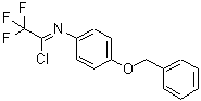 CAS 登录号：168267-73-0， (1Z)-N-[4-(苄氧基)苯基]-2,2,2-三氟亚氨代乙酰氯