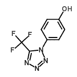 CAS#: 168267-75-2, 4-[5-(Trifluoromethyl)-1H-Tetrazol-1-Yl]Phenol