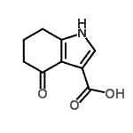 CAS#: 168271-91-8, 4-Oxo-4,5,6,7-Tetrahydro-1H-Indole-3-Carboxylic Acid