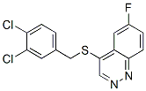 CAS#: 1683-35-8, 4-((3,4-Dichlorobenzyl)Thio)-6-Fluorocinnoline