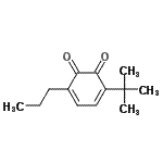 CAS#: 168331-79-1, 3-(2-Methyl-2-Propanyl)-6-Propyl-1,2-Benzoquinone