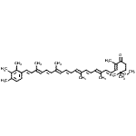 CAS#: 16840-70-3, (6E,8E,10E,12E,14E,16E,18E,20E,22E,24E)-2-Methoxy-2,6,10,14,19,23-Hexamethyl-25-(2,3,4-Trimethylphenyl)Pentacosa-6,8,10,12,14,16,18,20,22,24-Decaen-5-One