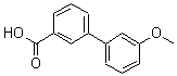 CAS#: 168618-45-9, 3'-Methoxy-[1,1'-Biphenyl]-3-Carboxylicacid