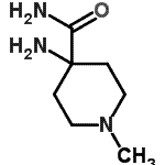 CAS#: 168818-63-1, 4-Amino-1-Methyl-Piperidine-4-Carboxamide