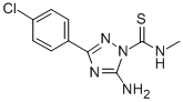 CAS#: 168893-29-6, 5-Amino-3-(4-Chlorophenyl)-N-Methyl-1,2,4-Triazole-1-Carbothioamide