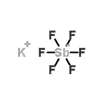 CAS 登录号：16893-92-8， 六氟锑酸(1-)钾盐