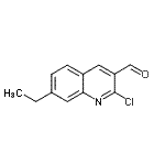 CAS#: 169126-00-5, 2-Chloro-7-Ethyl-3-Quinolinecarbaldehyde