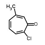 CAS 登录号：16939-67-6， 2-氯-6-甲基-2,4,6-环庚三烯-1-酮