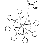 CAS 登录号：169391-91-7， 聚(环戊基倍半硅氧烷)甲基丙烯酰氧基丙基取代