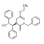 CAS 登录号：169453-10-5， 乙基N-[(苄氧基)羰基]-N-[(1S,2R)-2-羟基-1,2-二苯基乙基]甘氨酸酯