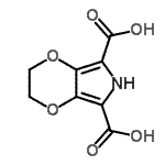 CAS#: 169616-13-1, 2,3-Dihydro-6H-[1,4]Dioxino[2,3-c]Pyrrole-5,7-Dicarboxylic Acid