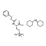 CAS#: 16966-08-8, N-[(Benzyloxy)Carbonyl]-O-(2-Methyl-2-Propanyl)-L-Serine - N-Cyclohexylcyclohexanamine (1:1)
