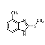 CAS 登录号：170116-49-1， 4-甲基-2-(甲硫基)-1H-苯并咪唑
