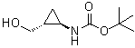 CAS 登录号：170299-53-3， [(1R,2R)-2-(羟基甲基)环丙基]氨基甲酸叔丁酯