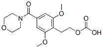 CAS 登录号:1703-31-7, 碳酸2,6-二甲氧基-4-(4-吗啉基羰基)苯基乙酯