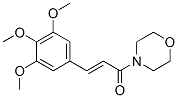 CAS 登录号：1703-34-0， 4-[1-氧代-3-(3,4,5-三甲氧基苯基)-2-丙烯基]吗啉