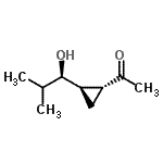CAS 登录号：170303-25-0， 1-[(1R,2R)-2-[(1R)-1-羟基-2-甲基-丙基]环丙基]乙酮