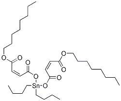 CAS 登录号:17036-31-6, 辛基(Z,Z)-6,6-二丁基-4,8,11-三氧代-5,7,12-三氧杂-6-锡杂二十-2,9-二烯酸酯