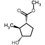 CAS 登录号：170422-97-6， 甲基(1R,2S,3S)-3-羟基-2-甲基环戊烷羧酸酯