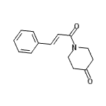 CAS#: 17077-45-1, 1-[(2E)-3-Phenyl-2-Propenoyl]-4-Piperidinone