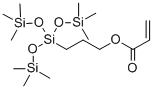 CAS#: 17096-12-7, 2-Propenoic Acid 3-[3,3,3-Trimethyl-1,1-Bis[(Trimethylsilyl)Oxy]-1-Disiloxanyl]Propyl Ester