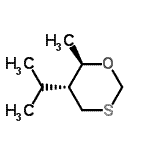 CAS#: 170960-94-8, (5R,6R)-5-Isopropyl-6-Methyl-1,3-Oxathiane