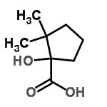 CAS#: 170996-45-9, 1-Hydroxy-2,2-Dimethylcyclopentanecarboxylic Acid
