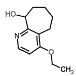 CAS#: 171077-46-6, 4-Ethoxy-6,7,8,9-Tetrahydro-5H-Cyclohepta[b]Pyridin-9-Ol
