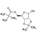 CAS#: 171080-66-3, 5-O-(2,2-Dimethylpropanoyl)-2,3-O-Isopropylidene-D-Ribofuranose