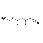 CAS 登录号：1715-68-0， 乙基4-氰基-3-氧代丁酸酯
