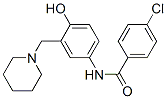 CAS#: 17183-41-4, 4-Chloro-N-[4-Hydroxy-3-[(Piperidino)Methyl]Phenyl]Benzamide