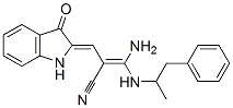 CAS#: 171853-15-9, 3-Amino-2-[(3-Oxo-1H-Indol-2-Ylidene)Methyl]-3-(1-Phenylpropan-2-Ylamino)Prop-2-Enenitrile