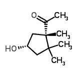 CAS 登录号：171868-58-9， 1-[(1S,4S)-4-羟基-1,2,2-三甲基环戊基]乙酮