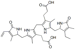 CAS#: 17208-65-0, 3-[2-[[3-(2-Carboxyethyl)-5-[(4-Ethenyl-3-Methyl-5-Oxo-1,2-Dihydropyrrol-2-Yl)Methyl]-4-Methyl-1H-Pyrrol-2-Yl]Methyl]-5-[(3-Ethyl-4-Methyl-5-Oxo-1,2-Dihydropyrrol-2-Yl)Methyl]-4-Methyl-1H-Pyrrol-3-Yl]Propanoic Acid