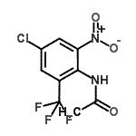 CAS#: 172215-95-1, N-[4-Chloro-2-Nitro-6-(Trifluoromethyl)Phenyl]Acetamide