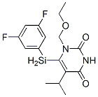 CAS#: 172256-09-6, 6-(3,5-Difluorophenyl)Selanyl-1-(Ethoxymethyl)-5-Propan-2-Ylpyrimidine-2,4-Dione