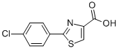 CAS 登录号：17228-98-7， 2-(4-氯苯基)-4-噻唑羧酸
